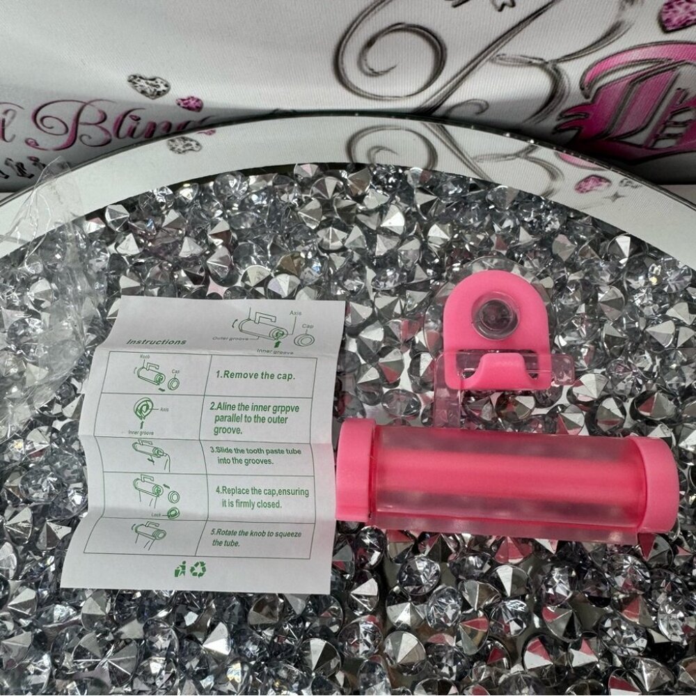 Bottle squeezer & hanging suction use all your product roll inside no waste 🎉